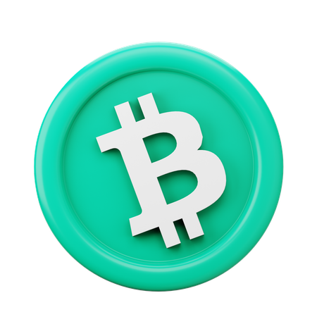 Moeda Bitcoin Cash BCH  3D Icon