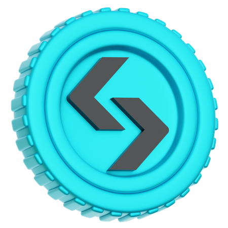 Moeda Bitget BGB  3D Icon