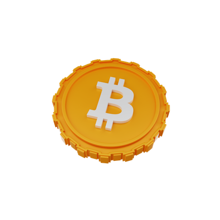 Moeda btc  3D Icon