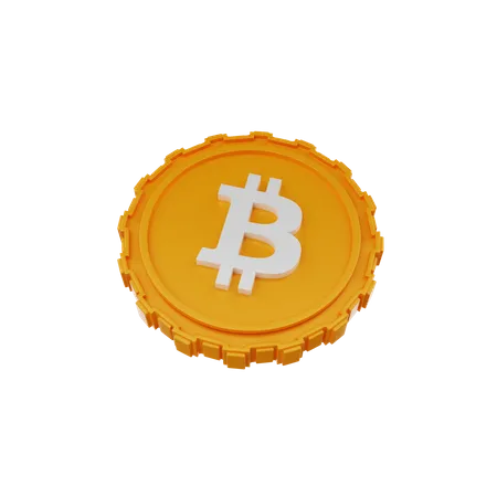 Moeda btc  3D Icon