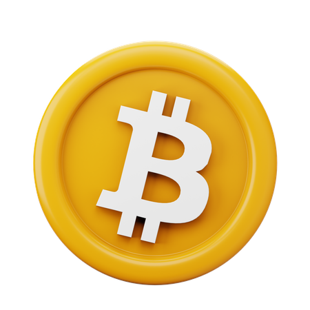Moeda btc bitcoin  3D Icon