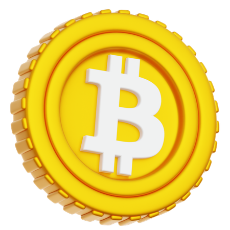 Moeda btc bitcoin  3D Icon