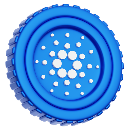 Moeda cardano ada  3D Icon
