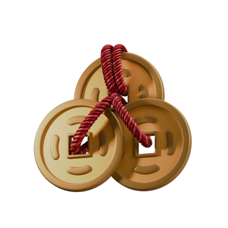 Moeda chinesa  3D Icon