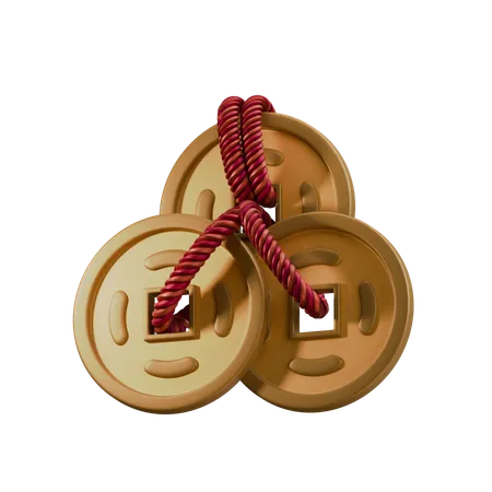 Moeda chinesa  3D Icon