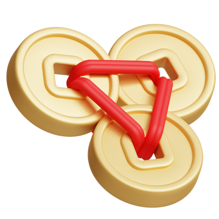 Moeda chinesa  3D Icon