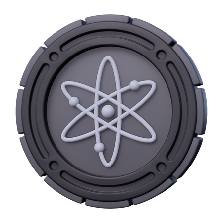 Moeda cosmos  3D Icon