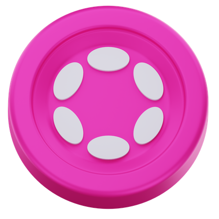 Moeda de bolinhas  3D Icon