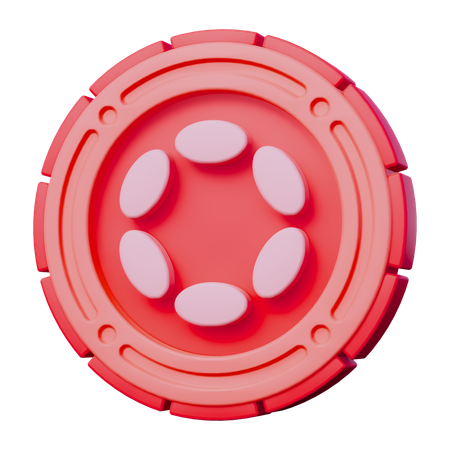 Moeda de bolinhas  3D Icon