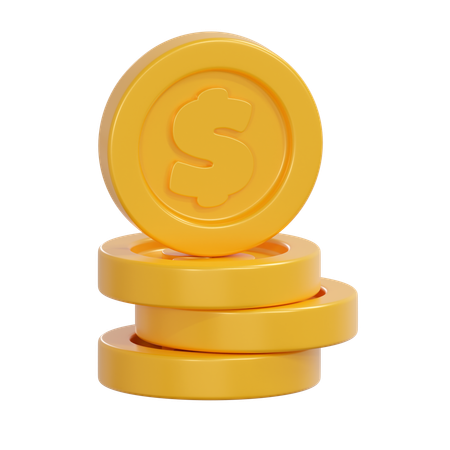 Moeda de dólar  3D Icon