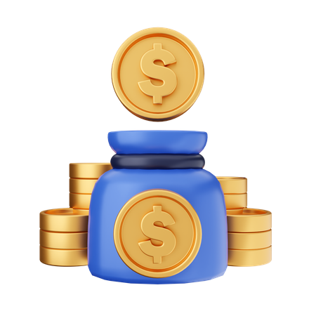 Moeda de dólar  3D Icon