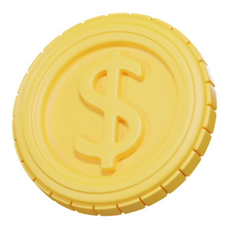Moeda de dólar  3D Icon
