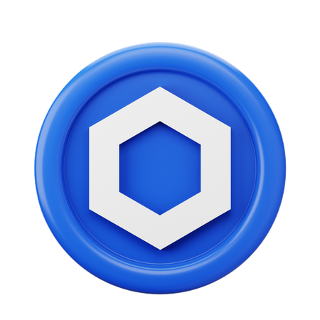 Moeda de elo de corrente  3D Icon