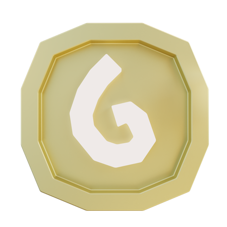 Moeda de jogo  3D Icon