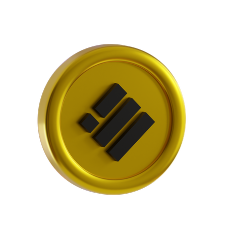 Moeda de ônibus  3D Icon