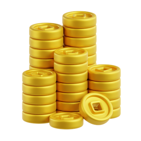 Moeda de ouro  3D Icon