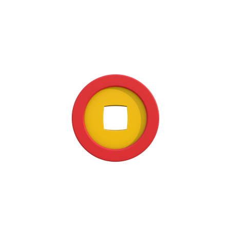 Moeda de ouro  3D Icon