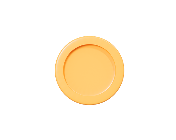 Moeda de ouro  3D Icon