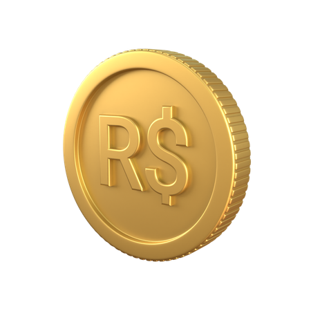 Moeda de ouro verdadeira  3D Icon