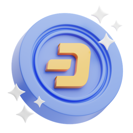 Moeda de traço  3D Icon