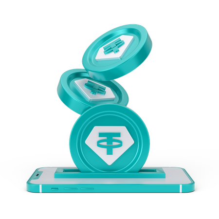 Moeda Digital  3D Icon