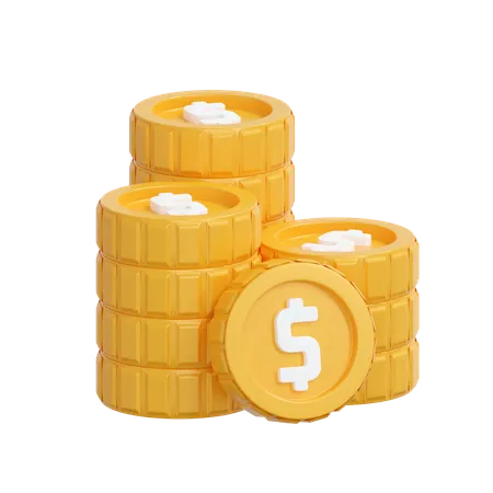 Moeda de dólar  3D Icon