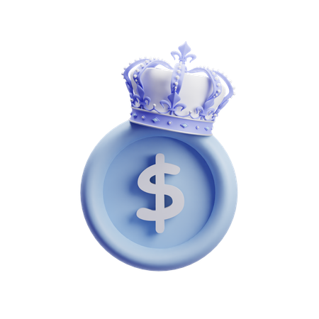 Moeda dólar  3D Icon