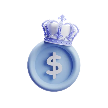 Moeda dólar  3D Icon