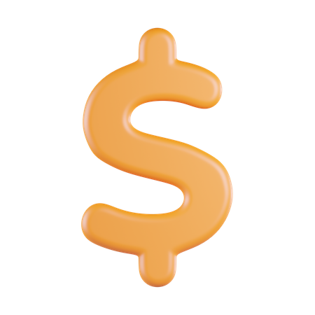 Moeda dólar  3D Icon