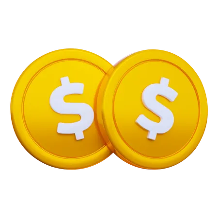 Moeda de dólar  3D Icon