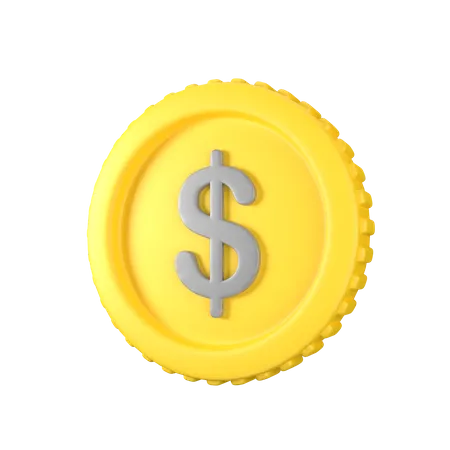 Moeda de dólar  3D Icon