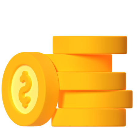 Moeda de dólar  3D Icon