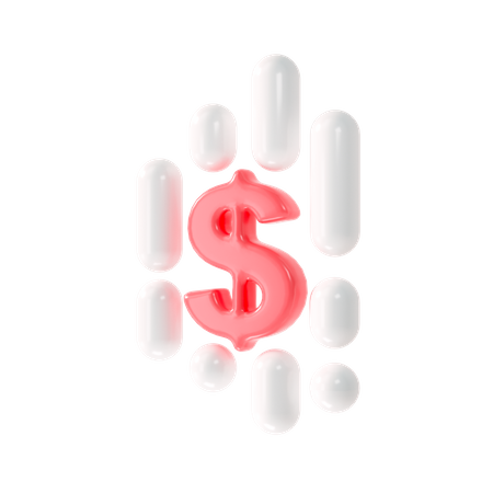 Moeda de dólar  3D Icon