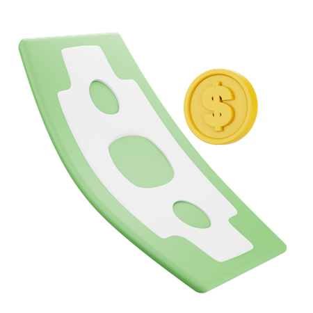 Moeda de dólar  3D Icon