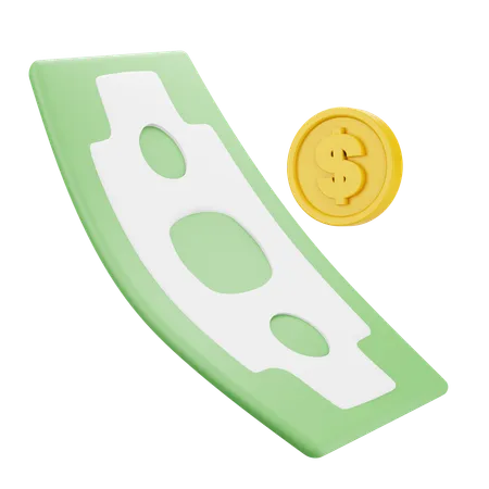 Moeda de dólar  3D Icon