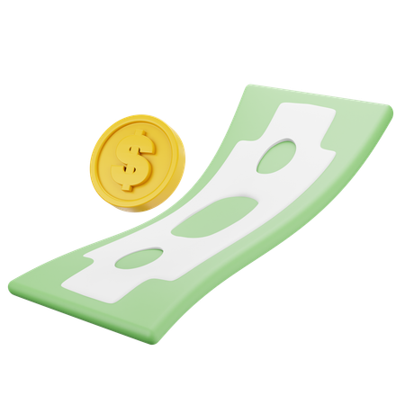 Moeda de dólar  3D Icon