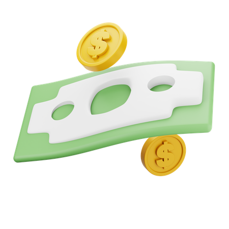 Moeda de dólar  3D Icon