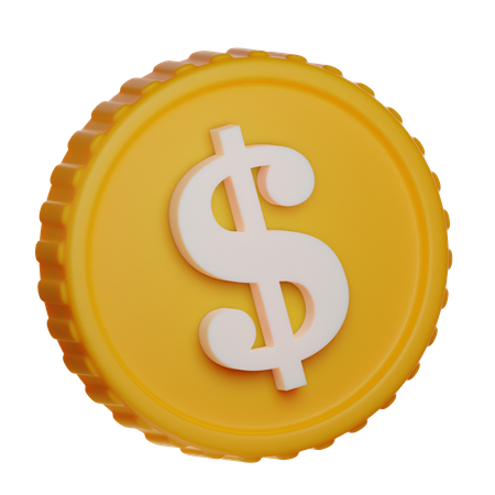 Moeda de dólar  3D Icon