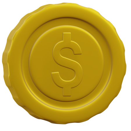 Moeda de dólar  3D Icon