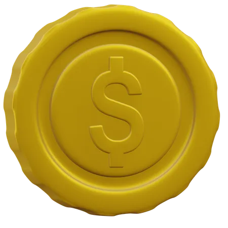 Moeda de dólar  3D Icon