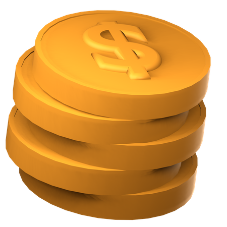 Moeda de dólar  3D Icon