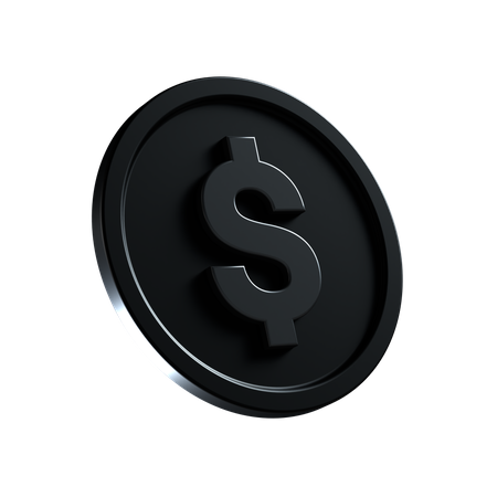 Moeda de dólar  3D Icon