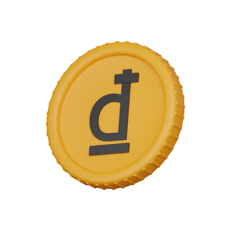 Moeda dong  3D Icon