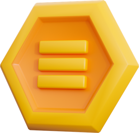 Moeda estrela  3D Icon