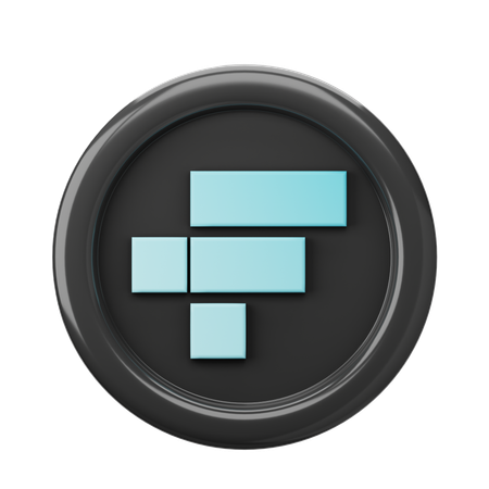 Moeda FTX Token FTT  3D Icon