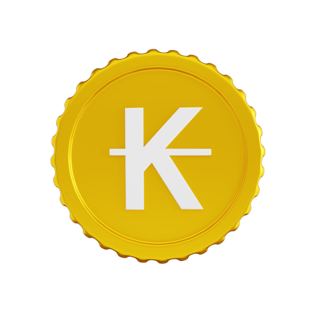 Moeda kip do laos  3D Icon