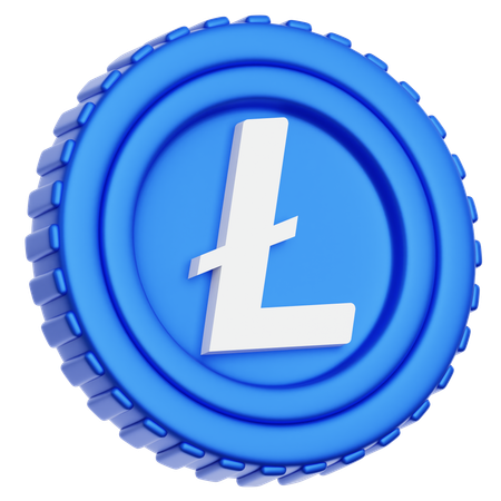 Moeda litecoin ltc  3D Icon