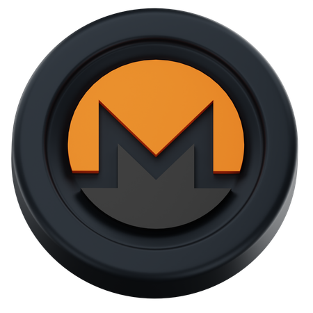 Moeda monero  3D Icon