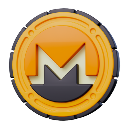 Moeda monero  3D Icon