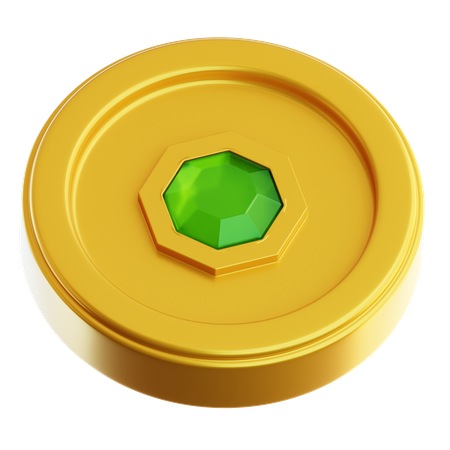 Moeda de ouro  3D Icon